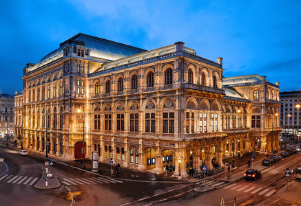 维也纳状态歌剧。它位于奥地利的维也纳中心