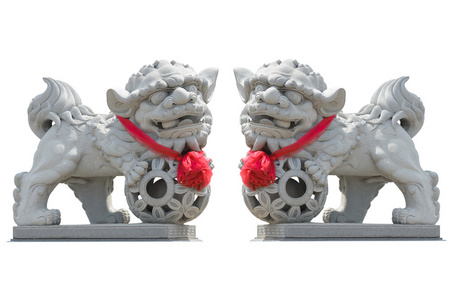 中国狮子雕像