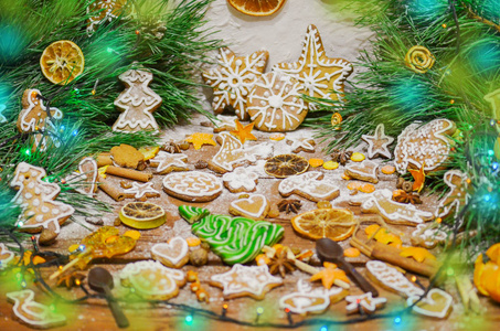 节日装饰圣诞饼干