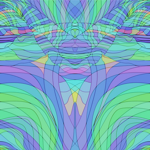 抽象矢量波背景模板