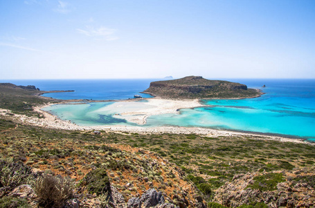 balos 海滩，克里特岛，希腊