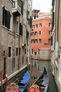威尼斯景观与吊船