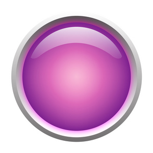 紫色的孤立的矢量，光泽 web 按钮。美丽的互联网按钮。空白色背景上