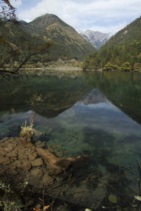 美丽的风景,九寨沟,四川省,中国