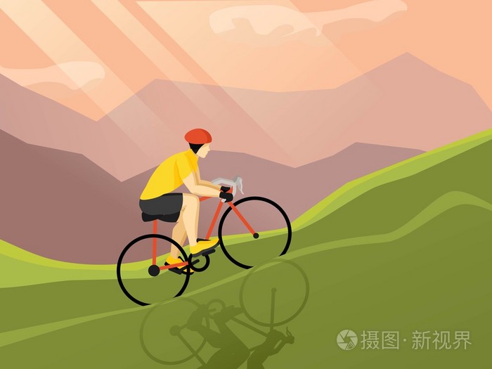 骑自行车的人平海报
