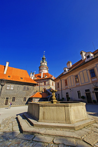 捷克克鲁姆洛夫城堡塔