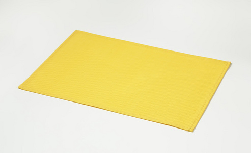 黄色的矩形餐垫图片