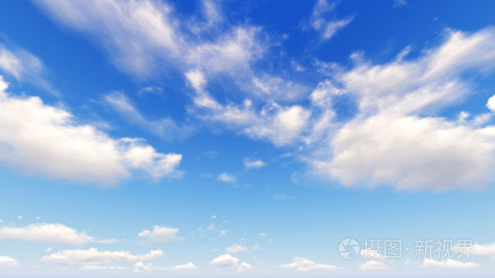 多云的蓝色天空抽象背景,蓝色天空背景与 ti