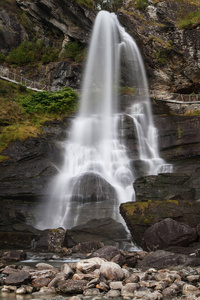 瀑布 Steinsdalsfossen 附近 Norheimsund