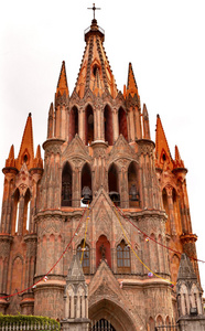 立面丁圣诞大天使教堂 San Miguel 墨西哥