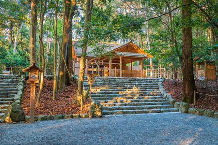 日本三重县伊势市伊势神宫 NaikuIse Grand shrineinner shrine