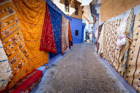 Chefchaouen 蓝色城市摩洛哥