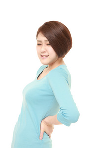 日本女人患有腰痛