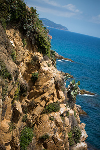 大海 阳光和岩石