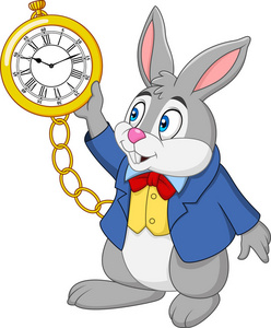 卡通兔子藏品手表