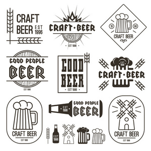 工艺啤酒啤酒标志