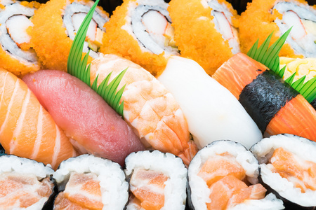 海鲜寿司日本料理风格