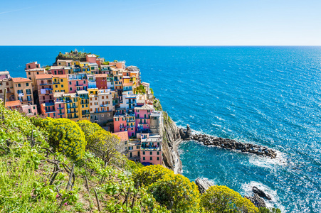 意大利五渔村国家公园，Manarola 镇