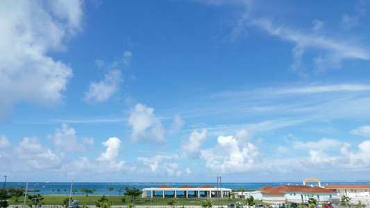 度假村的海景