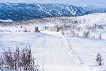 贝托斯托兰的雪山景观观