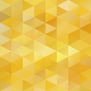 黄色格子马赛克背景，创意设计模板