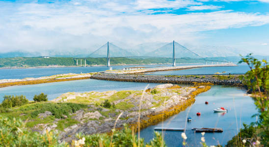 欧洲挪威汽车桥全景