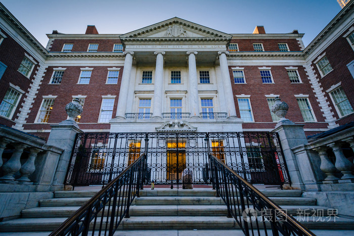 在纽约东哈莱姆区,曼哈顿,N 纽约城市的博物馆