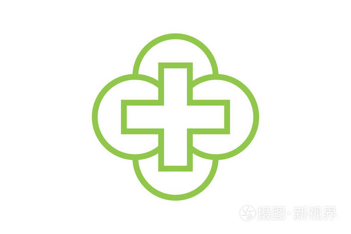 矢量保健与医疗标志模板