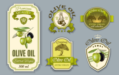 克罗埃西亚油标签