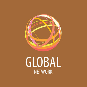 矢量标志全球网络