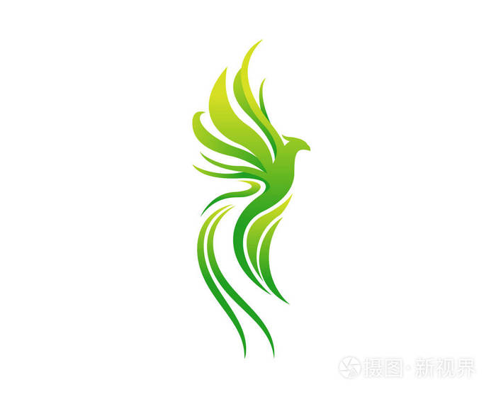 现代燃烧凤凰符号