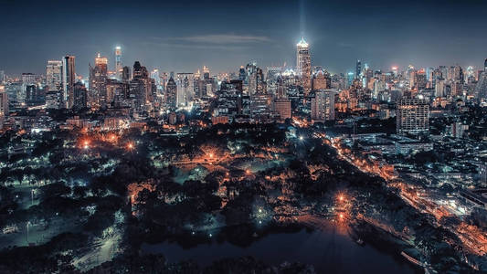 曼谷市全景