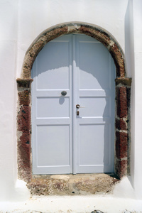 gre 圣托里尼岛伊亚村的传统建筑