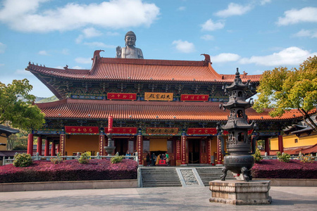 无锡灵山巨人佛景区现场千年祥符寺