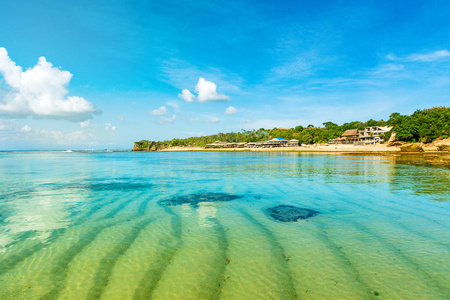 Balangan 海滩在巴厘岛在美丽的夏天天