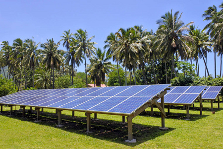 库克群岛的太阳能电池组件
