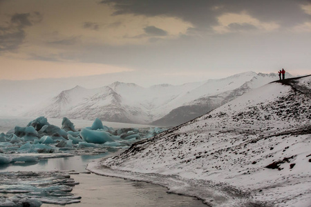 Jokulsarlon，冰岛冰