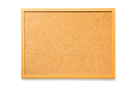 棕色的软木板上白色背景的备忘录，提醒