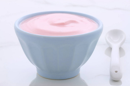 复古希腊草莓酸奶