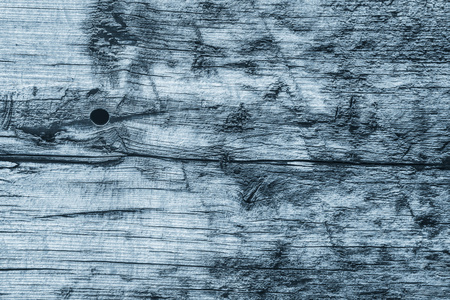 老风化破碎的方木柱式染蓝色 Grunge 表面纹理细节