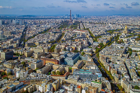 全景和鸟瞰巴黎，从蒙帕纳斯大厦