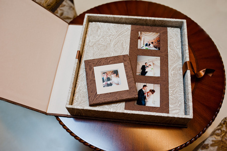 纺织结婚照册及画册图片