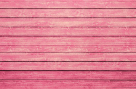 粉红色木板纹理背景。复古效果