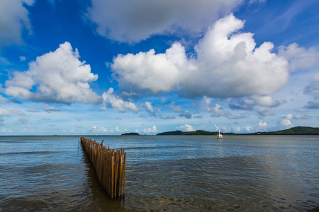 沙欣在普吉岛，泰国的海景