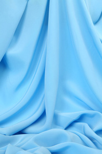 蓝色纺织品背景与窗帘