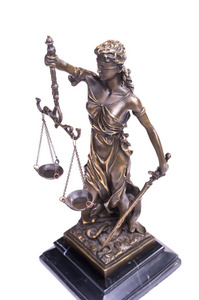 正义，法律概念的雕像