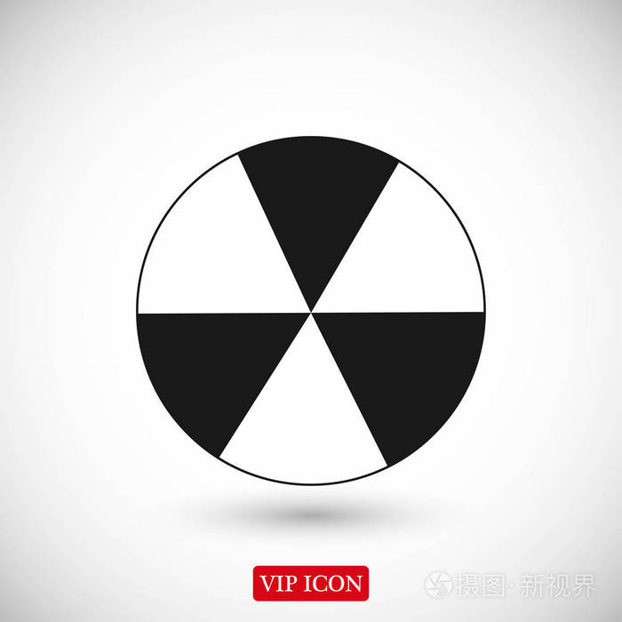 放射性标记图标