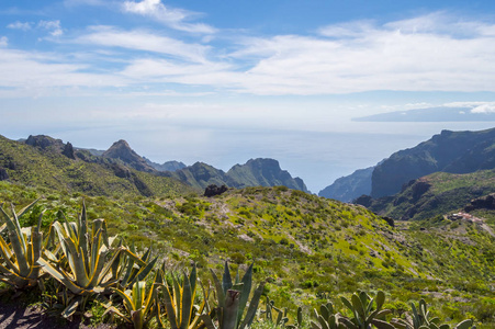 Masca 村地区的山观