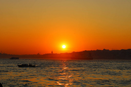 Sunset in Istanbul