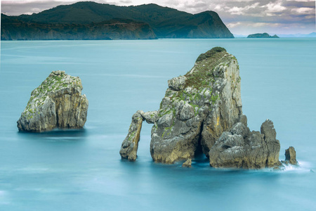 坎塔布连海海岸景观